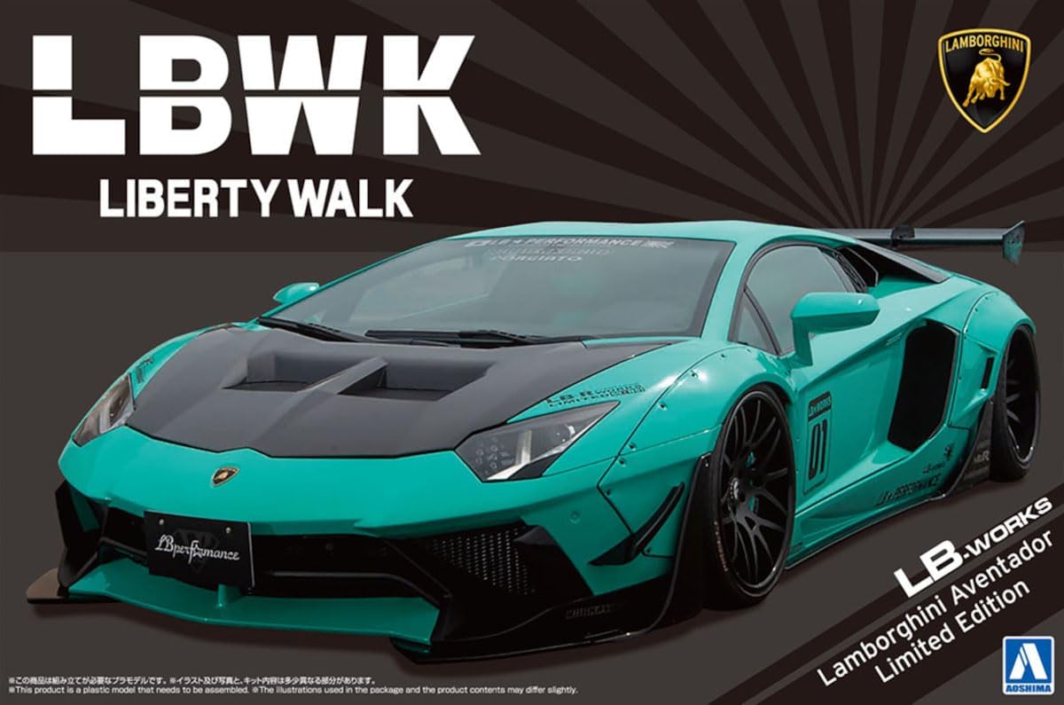 1:24 LB-Works Lamborghini Aventador Limited Edition Ver 2