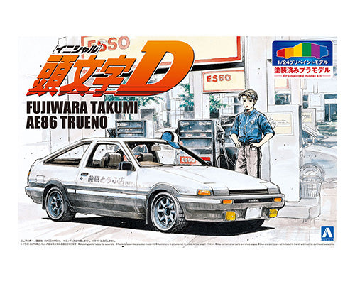 1:24 INITIAL D FUJIWARA TAKUMI AE86 TRUENO COMICS VOL.1 VER
