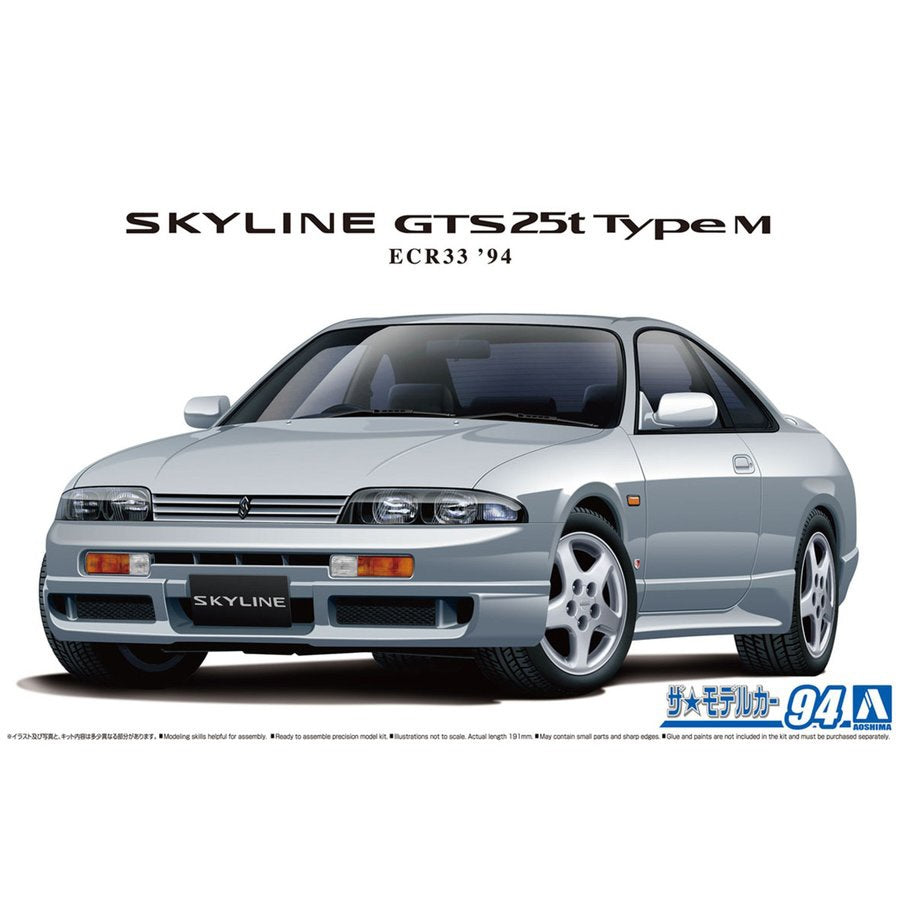 1/24 NISSAN ECR33 SKYLINE GTS25t typeM '94