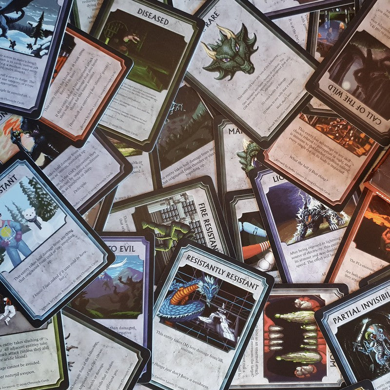 Monster Attributes - Chronicle Cards
