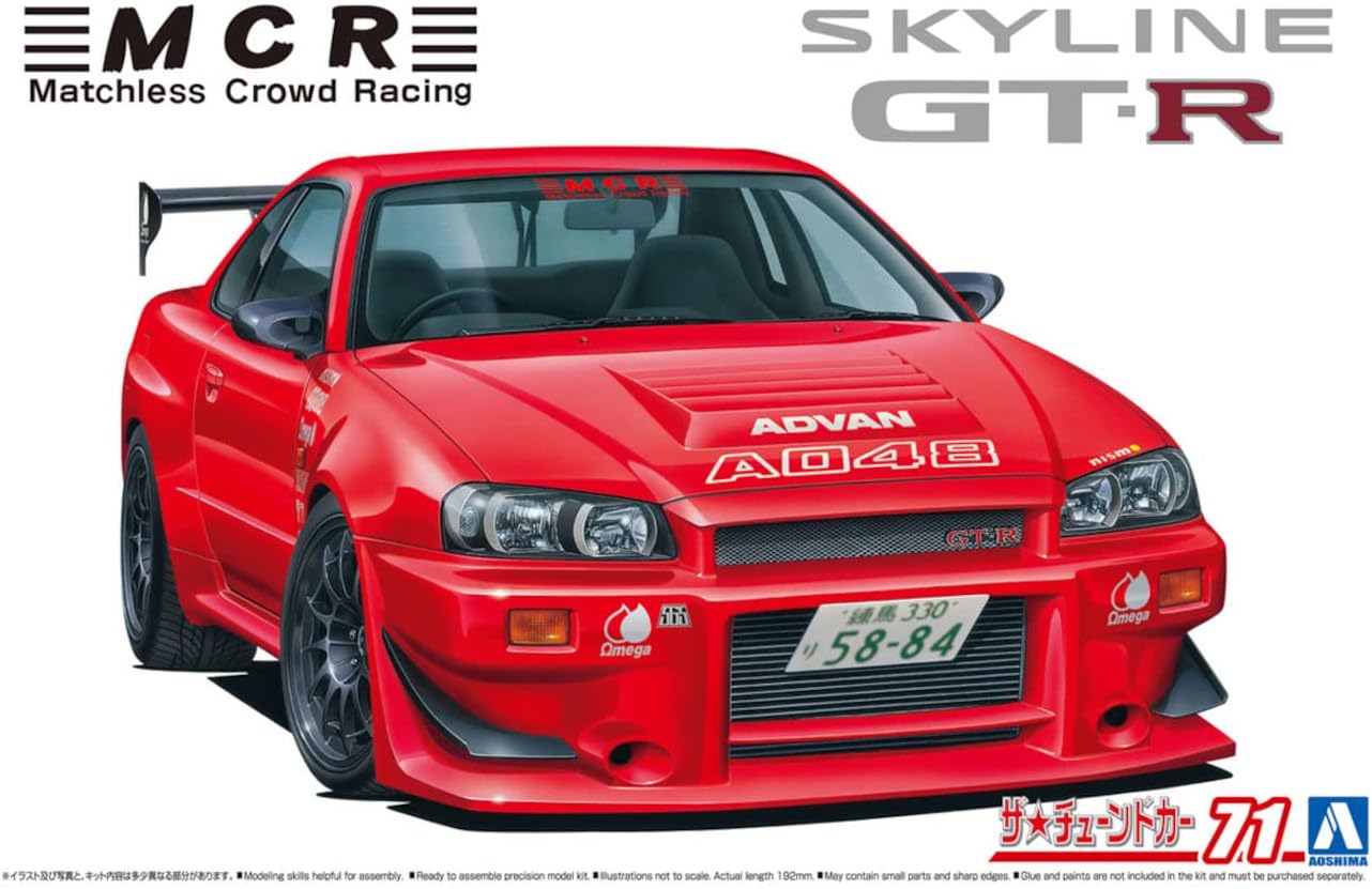 1:24 MCR BNR34 SKYLINE GT-R 02 NISSAN