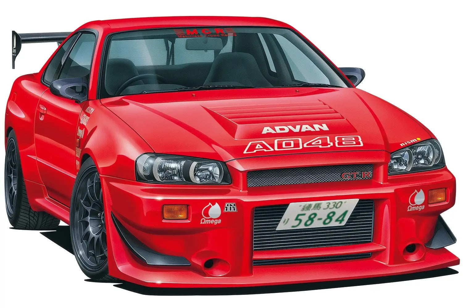 1:24 MCR BNR34 SKYLINE GT-R 02 NISSAN