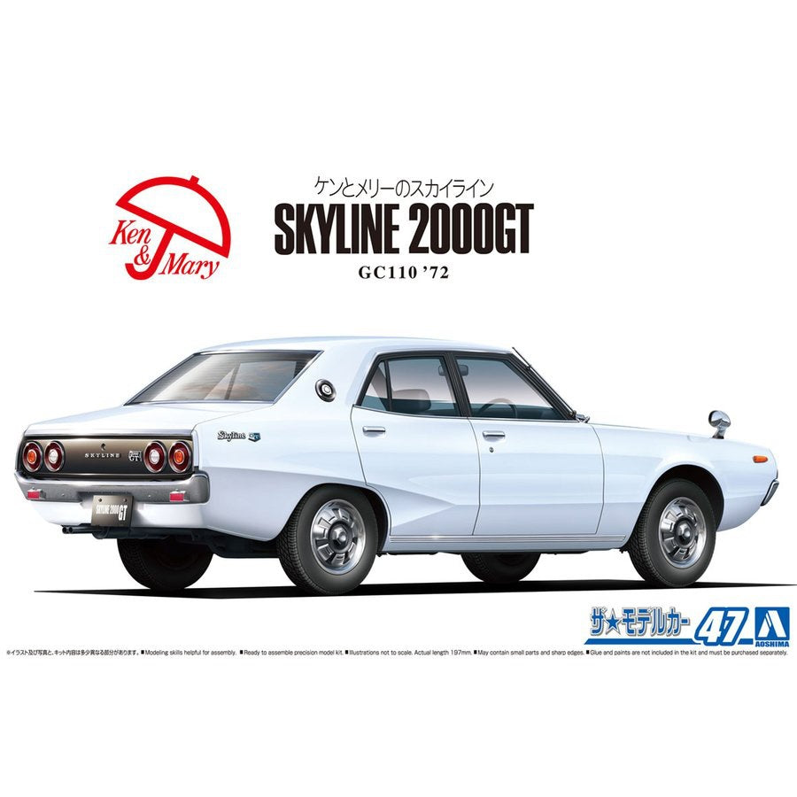1:24 NISSAN GC110 SKYLINE 2000GT 72