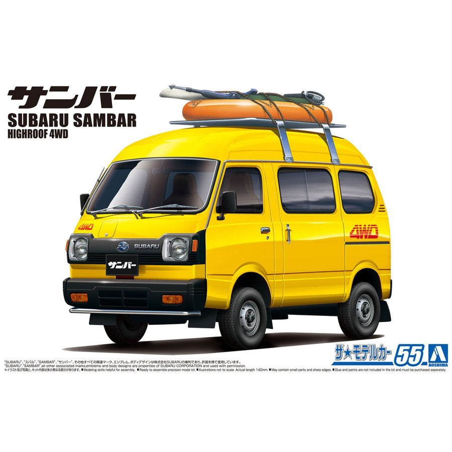 1/24 SUBARU TT1 SAMBAR HIGH-ROOF 4WD 80