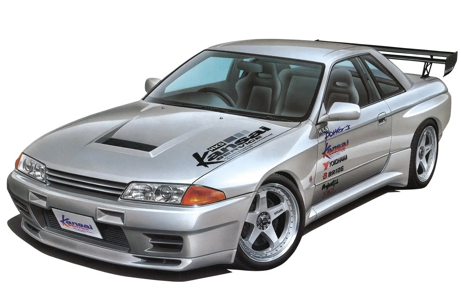 1:24 HKS Kansai BNR32 1SKYLINEGT-R 90