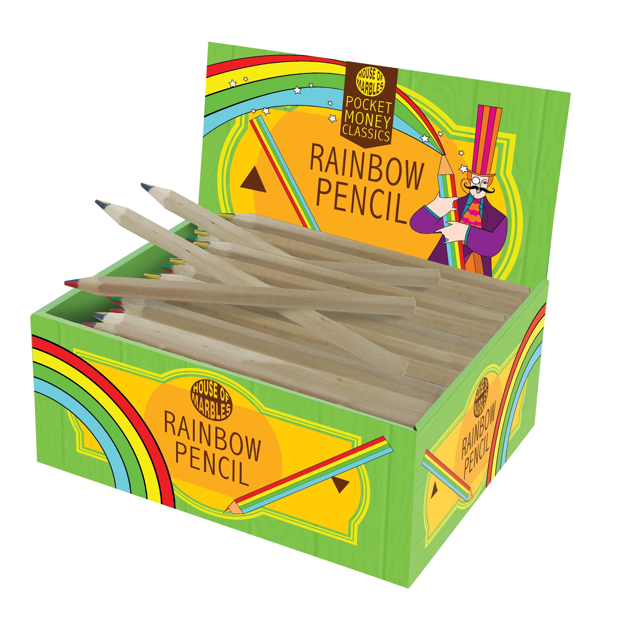 Wooden Rainbow Pencil