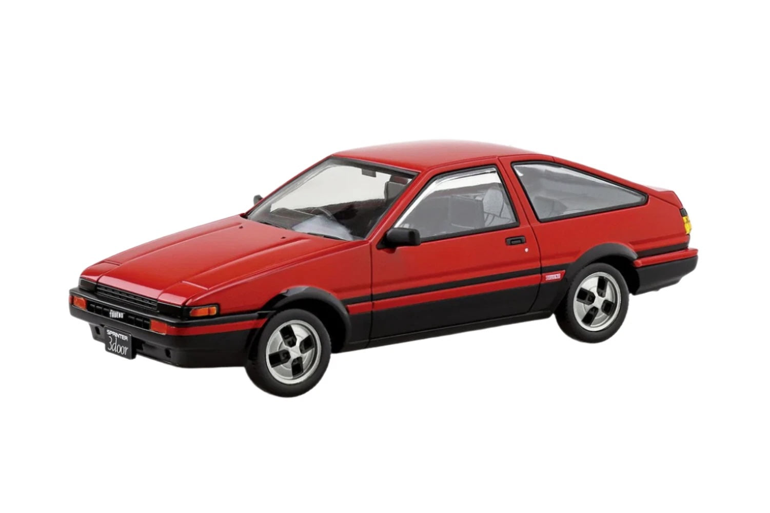 TOYOTA SPRINTER TRUENO High-Flash Two-Tone Red and Black