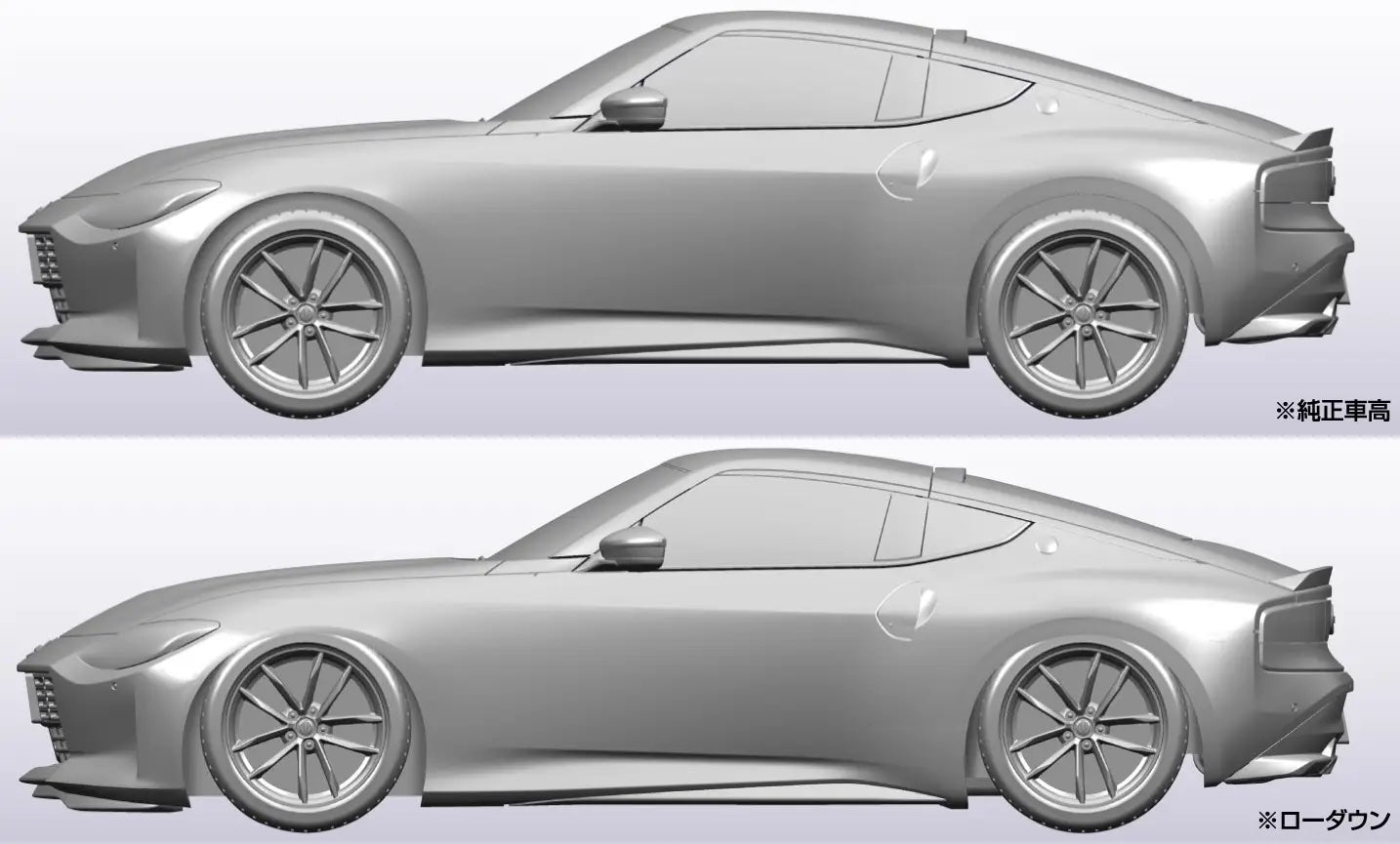 1:32 NISSAN RZ34 FAIRLADY Z (Stealth Gray)