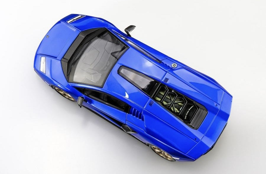 1/32 SNAP Lamborghini (Metallic Blue) Countach LPI 800-4
