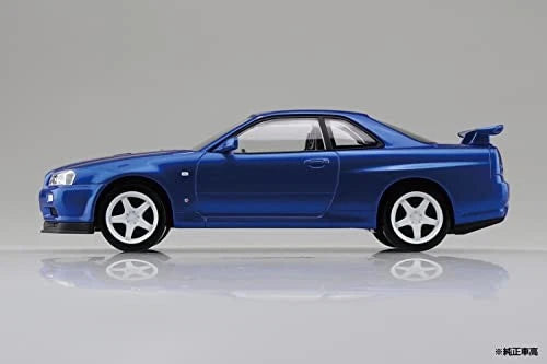 1/32 SNAP NISSAN R34 (Bayside Blue) SKYLINE GT-R CUSTOM WHEEL