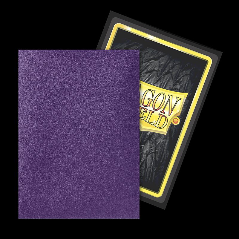 Japanese Dual Matte Soul Metallic Purple Sleeves - Dragon Shield - Box 60