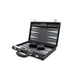 LPG Classic Black Leather Backgammon Set
