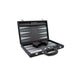 LPG Classic Black Leather Backgammon Set