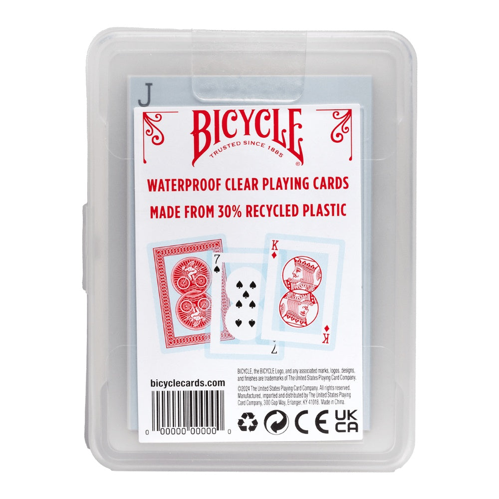 Bicycle Waterproof Clear Playing Cards