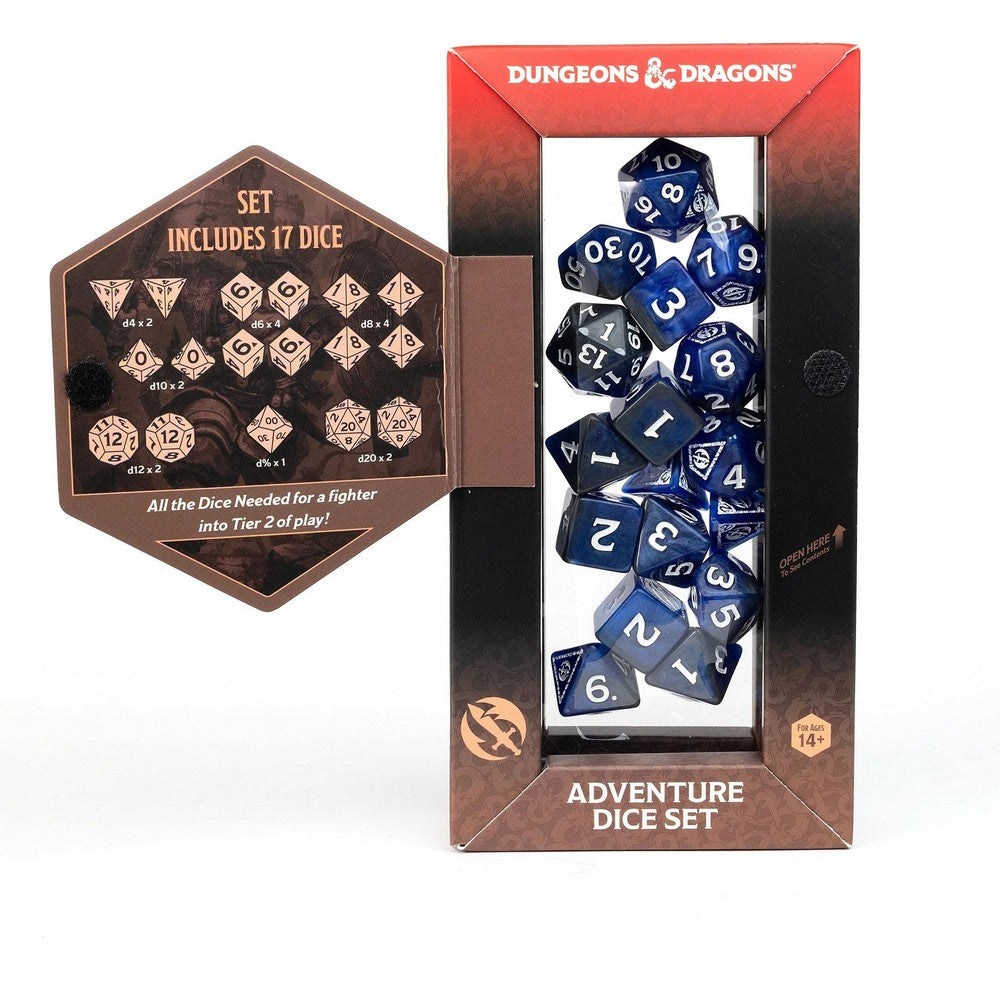 Fighter - Blue - D&D Adventure Dice - Sirius Dice