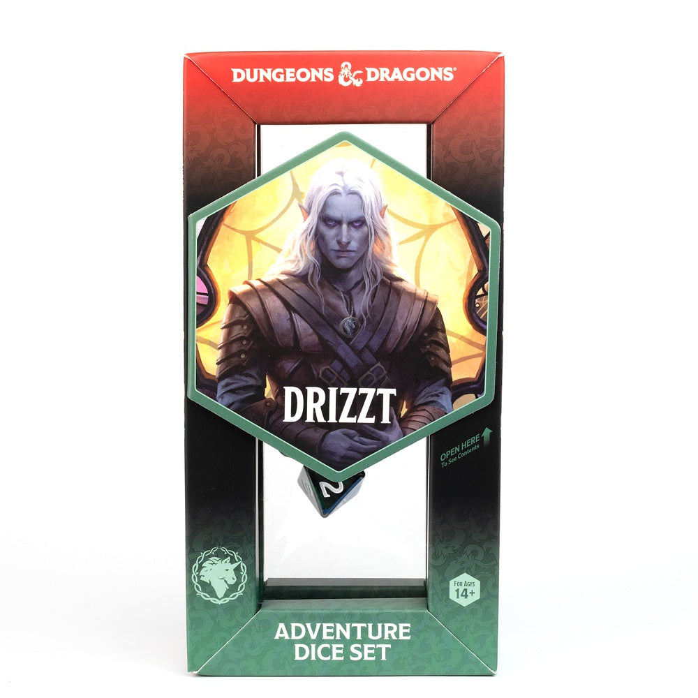 Legend of Drizzt - Green/Purple - D&D Adventure Dice - Sirius Dice