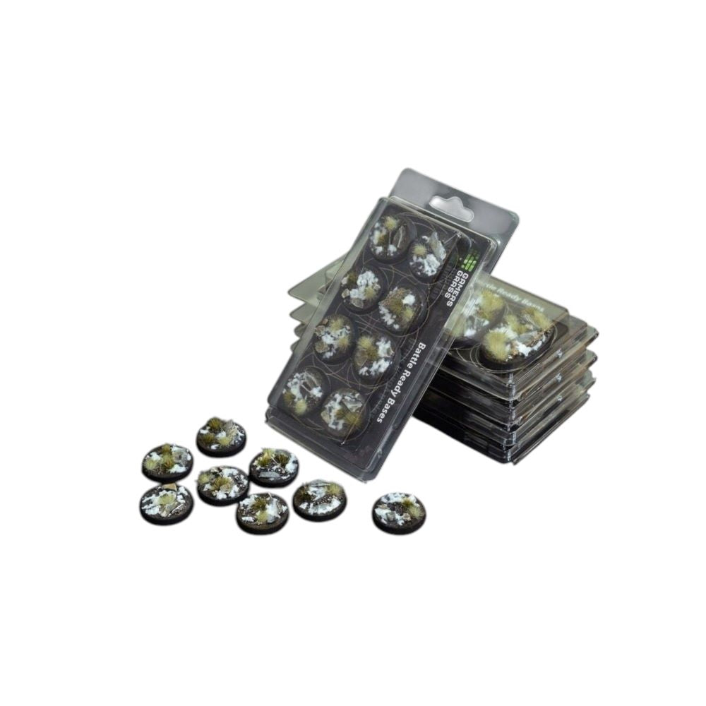 Winter Bases (Round 32mm x 8): Gamers Grass
