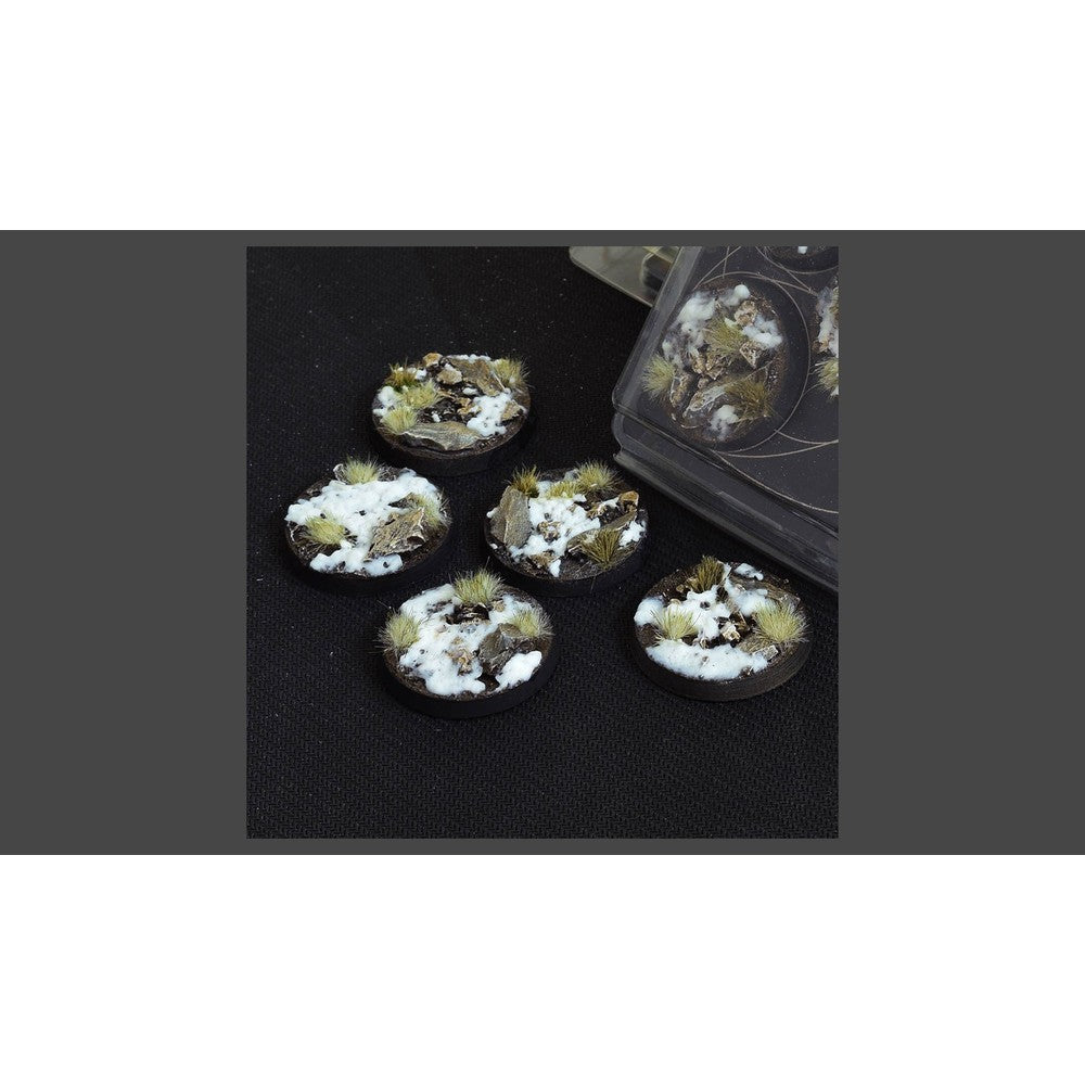 Winter Bases (Round 40mm (x5)) Gamers Grass