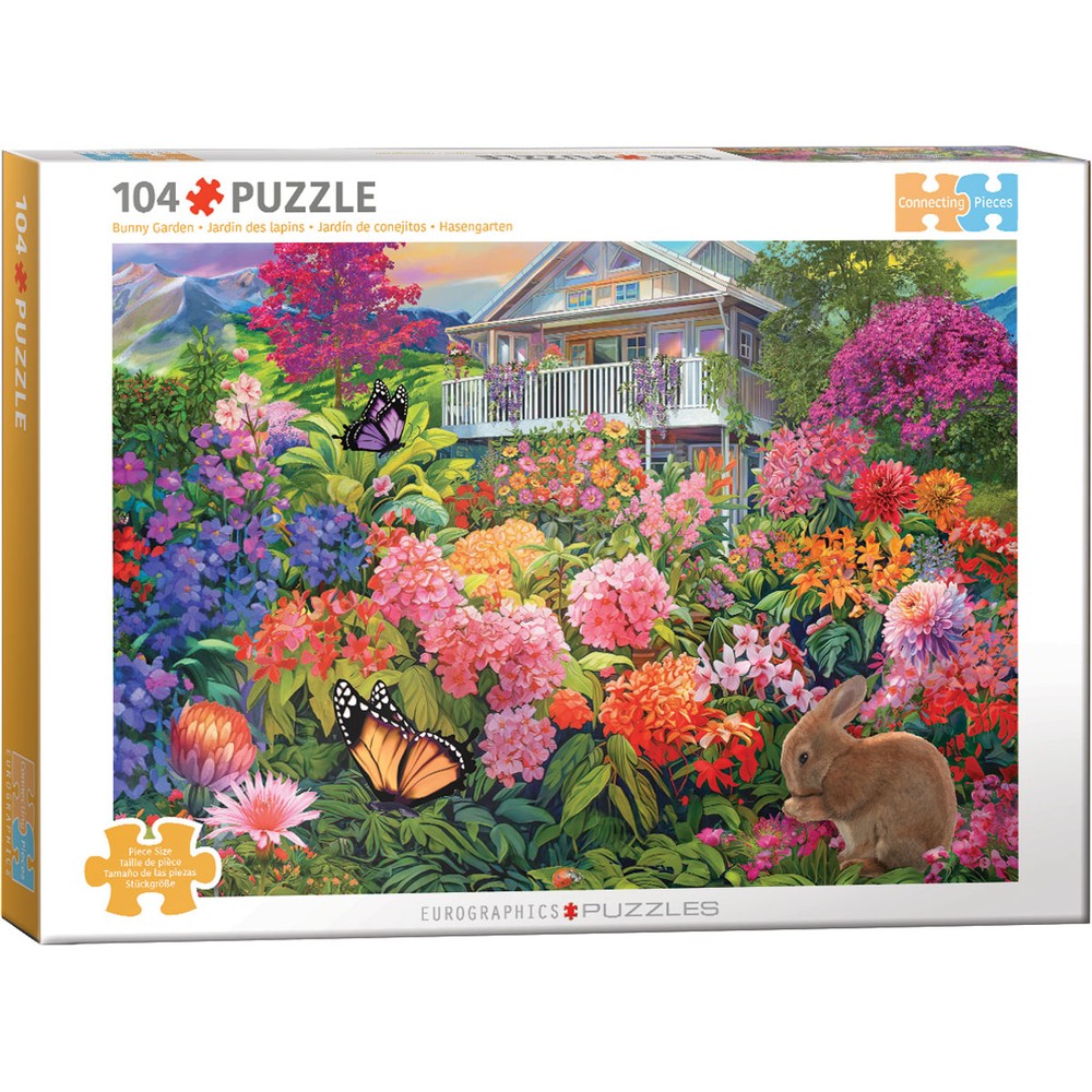Bunny Garden 104pc - Eurographics Large Piece Range