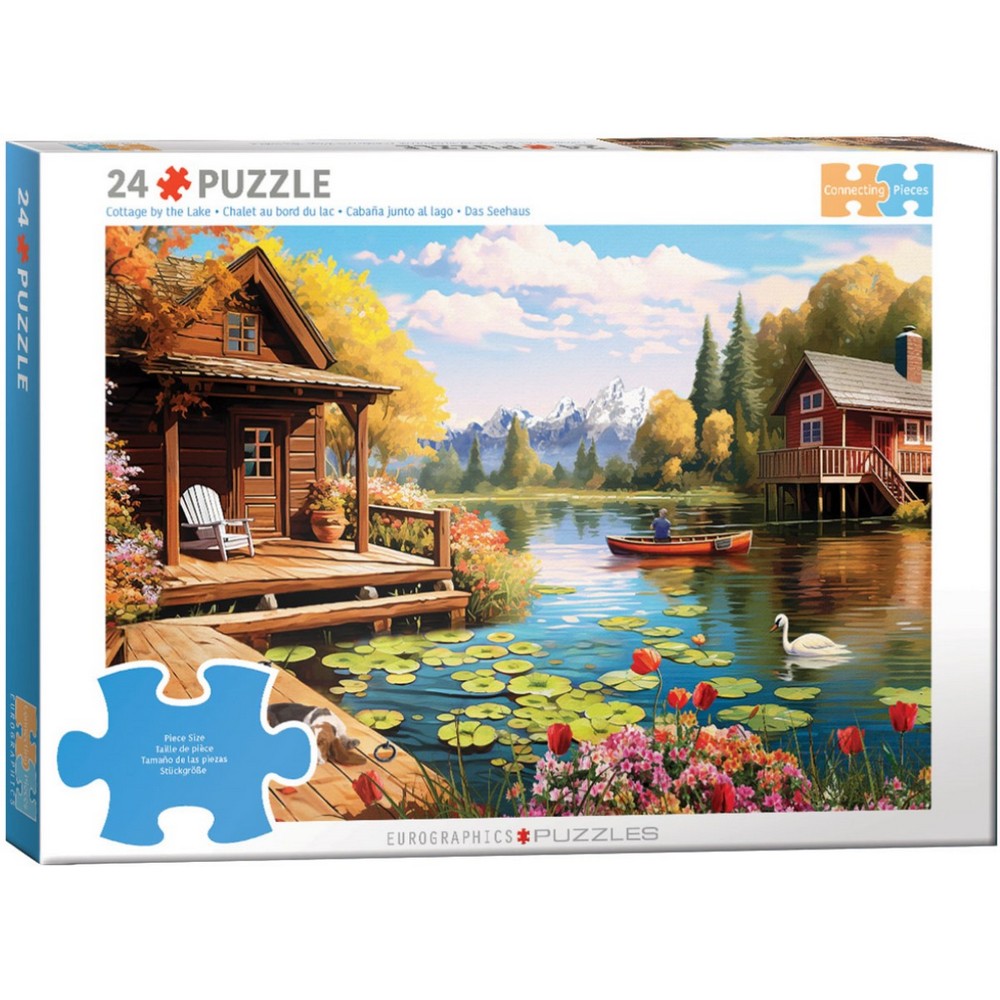 Cottage by the Lake 24pc - Eurographics Large Piece Range
