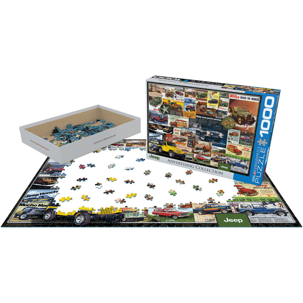 Vintage Ads Jeep 1000pc - Puzzle - Eurographics