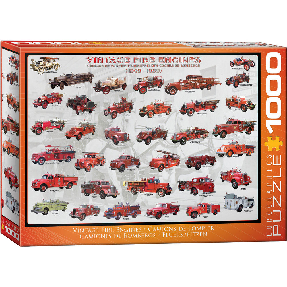 VINTAGE FIRE ENGINES 1000pc