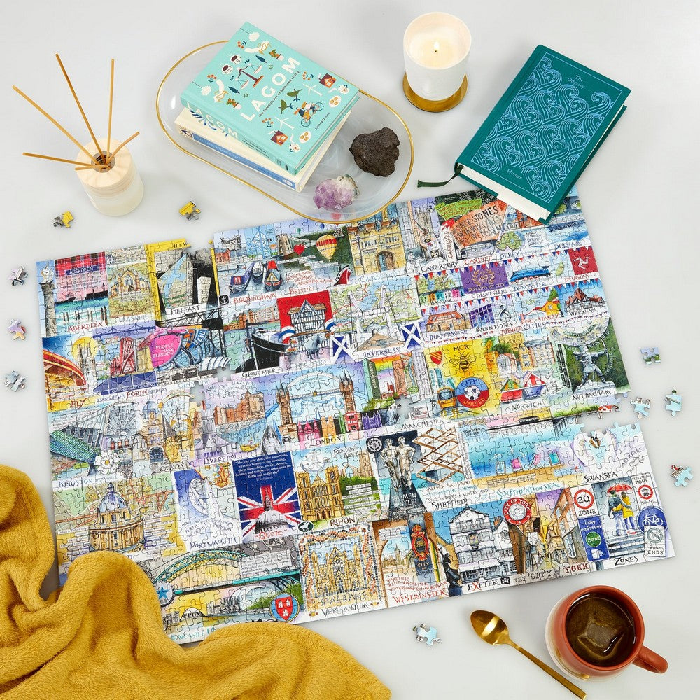 Bright Lights Big Cities 1000pc - Gibsons