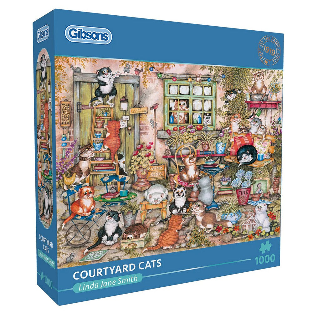 Courtyard Cats - Gibsons - 1000 pce