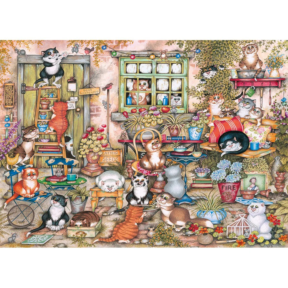 Courtyard Cats - Gibsons - 1000 pce