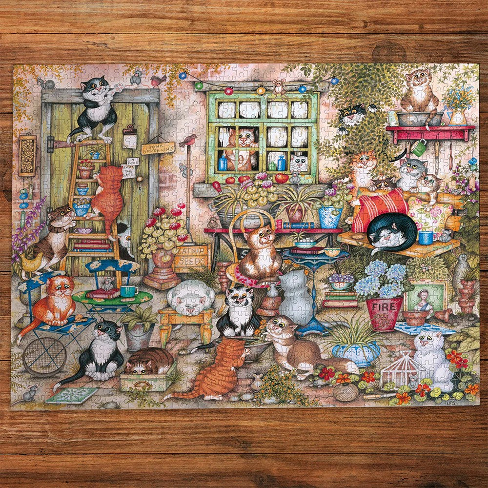 Courtyard Cats - Gibsons - 1000 pce