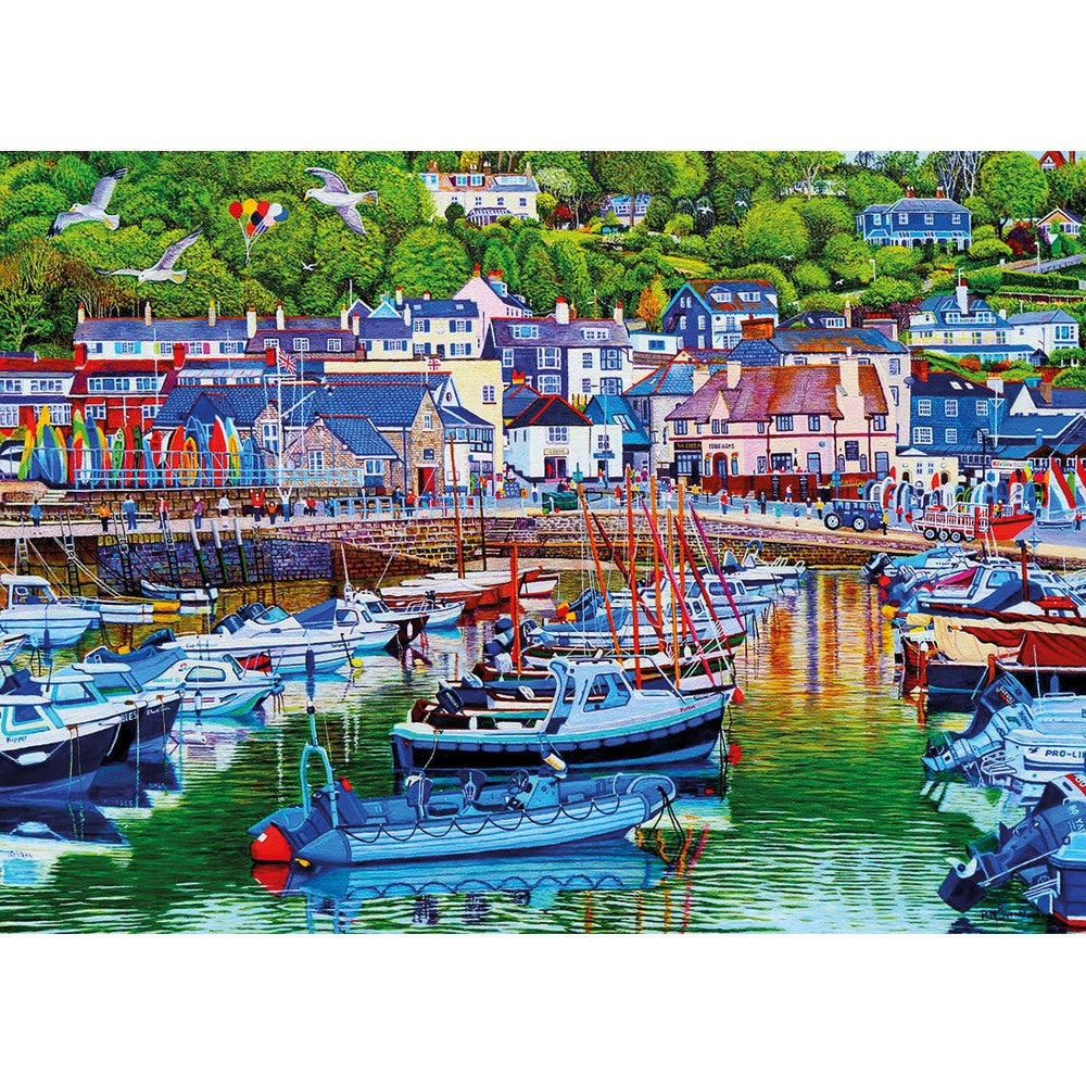 Lyme Regis Harbour - Gibson - 1000pc