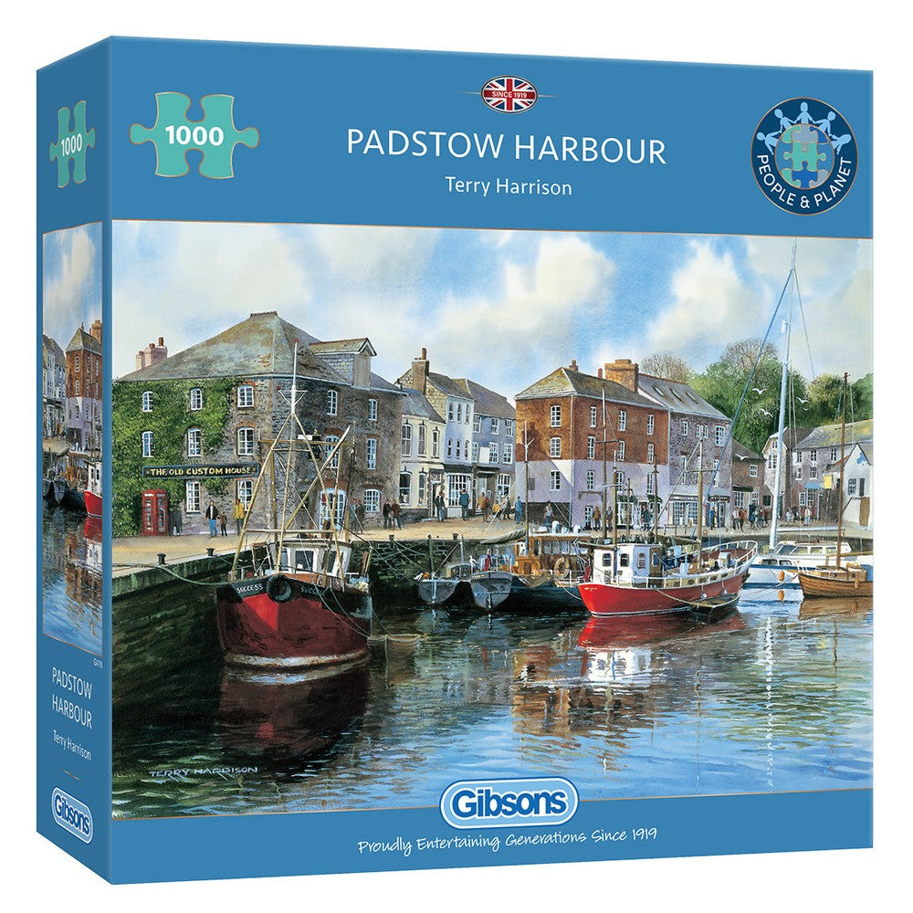 PADSTOW HARBOUR 1000pc - Gibsons