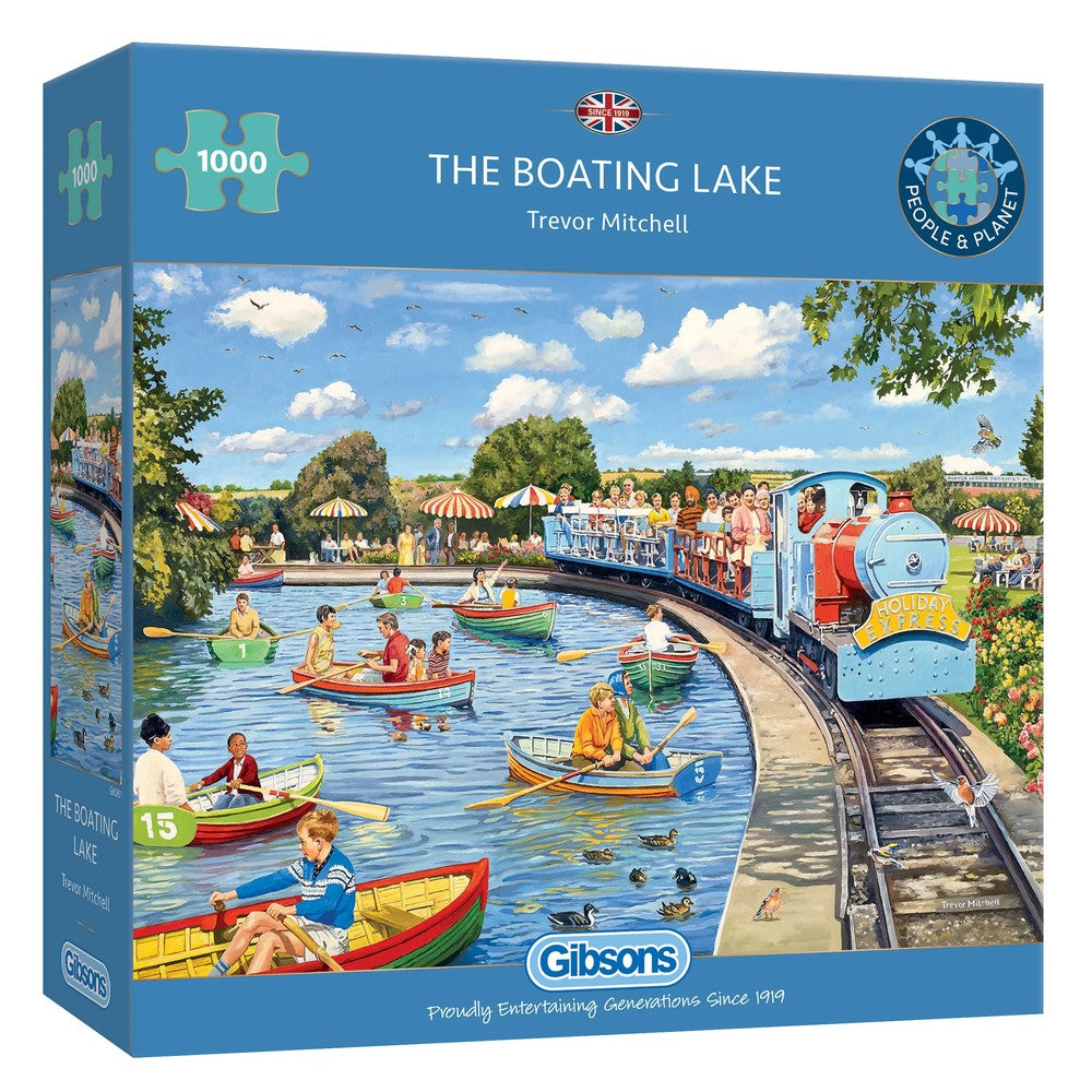 The Boating Lake 1000pc Gibson