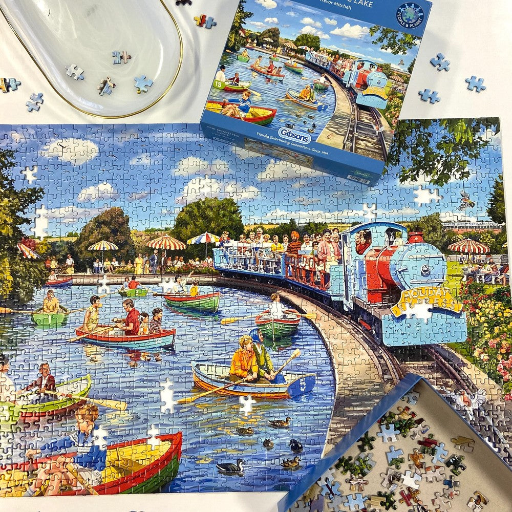 The Boating Lake 1000pc Gibson