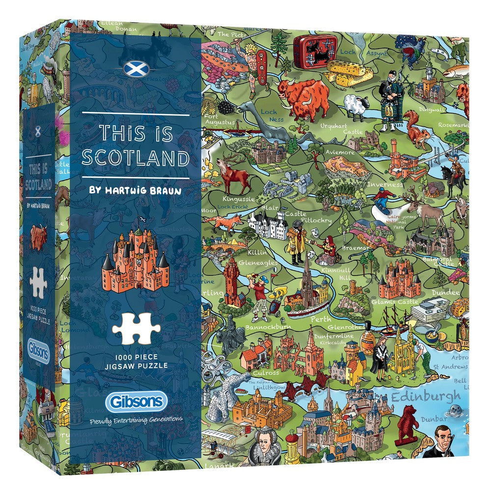 This is SCOTLAND 1000pc - Gibsons