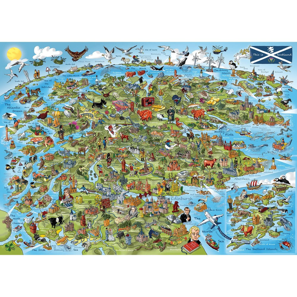 This is SCOTLAND 1000pc - Gibsons