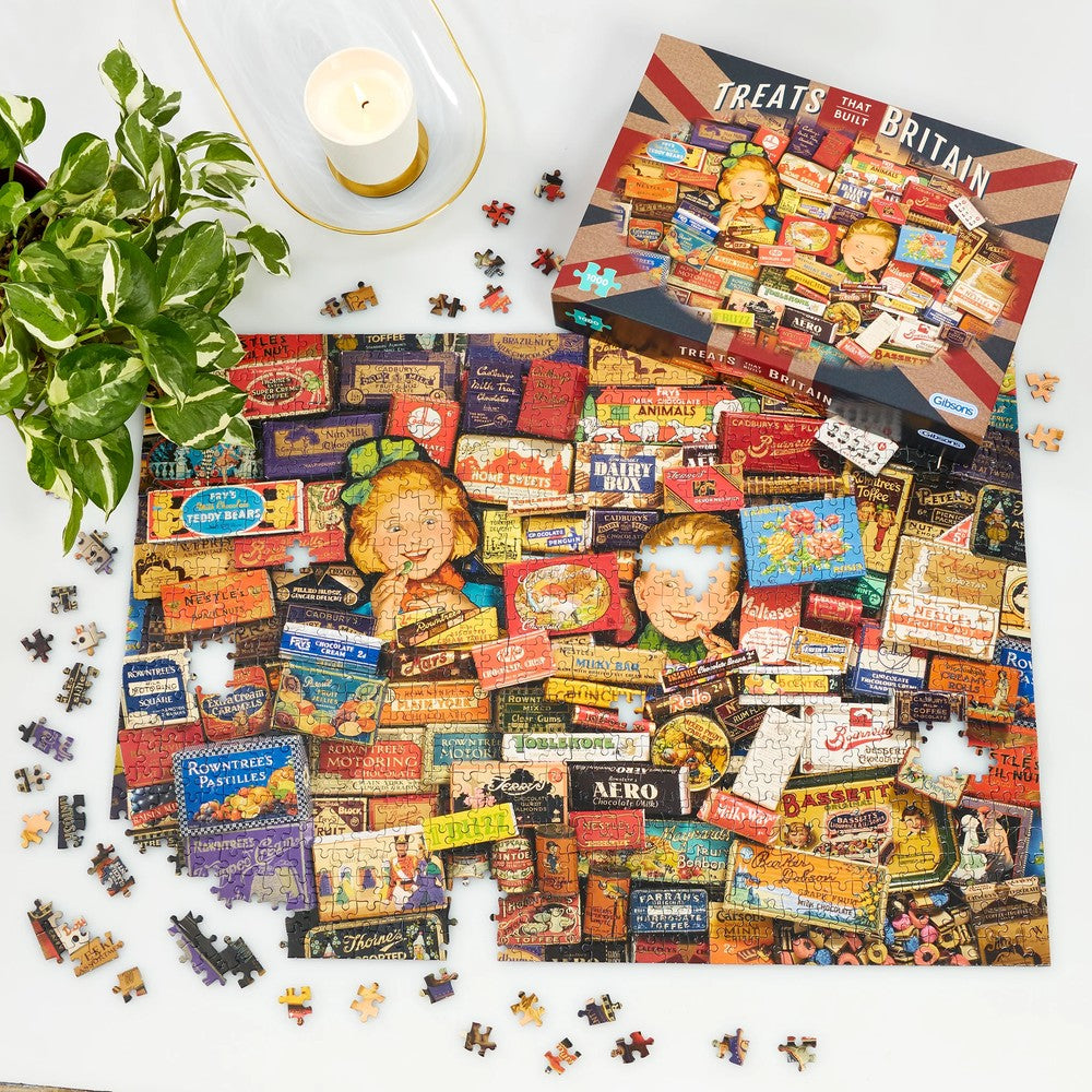 Treats That Built Britain 1000pc - Gibsons