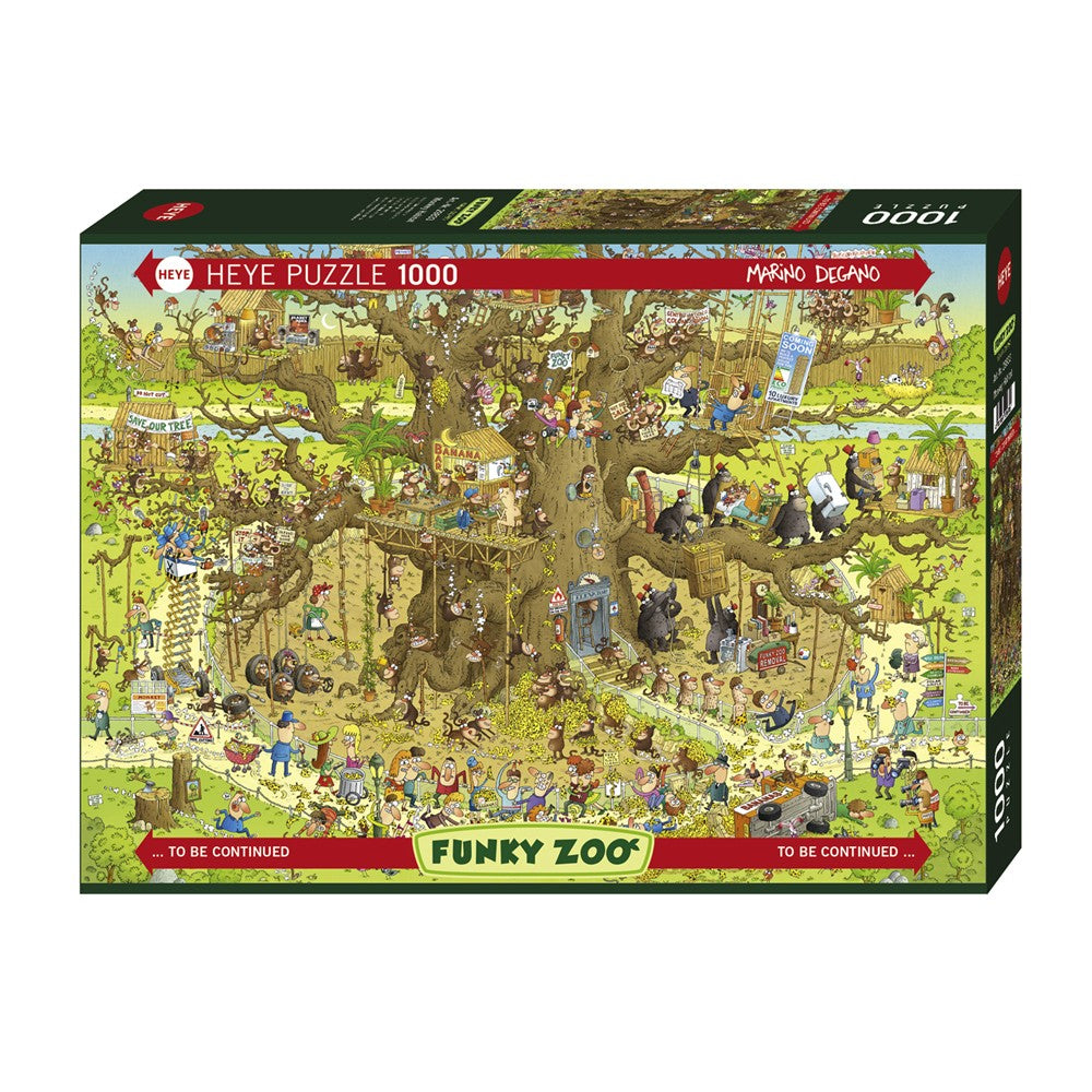 FUNKY ZOO, MONKEY HABITAT 1000pc