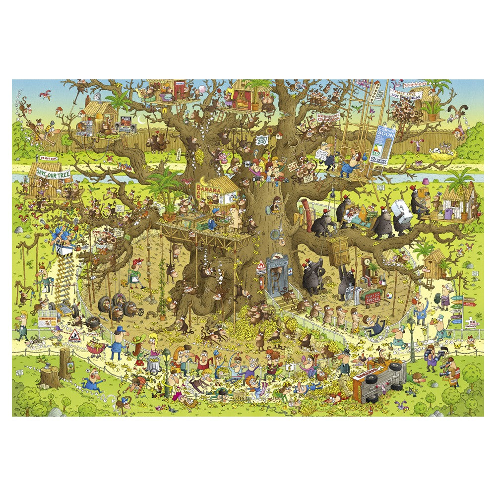 FUNKY ZOO, MONKEY HABITAT 1000pc