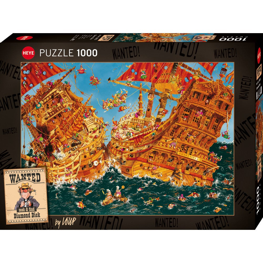 Wanted Diamond Dick 1000pc