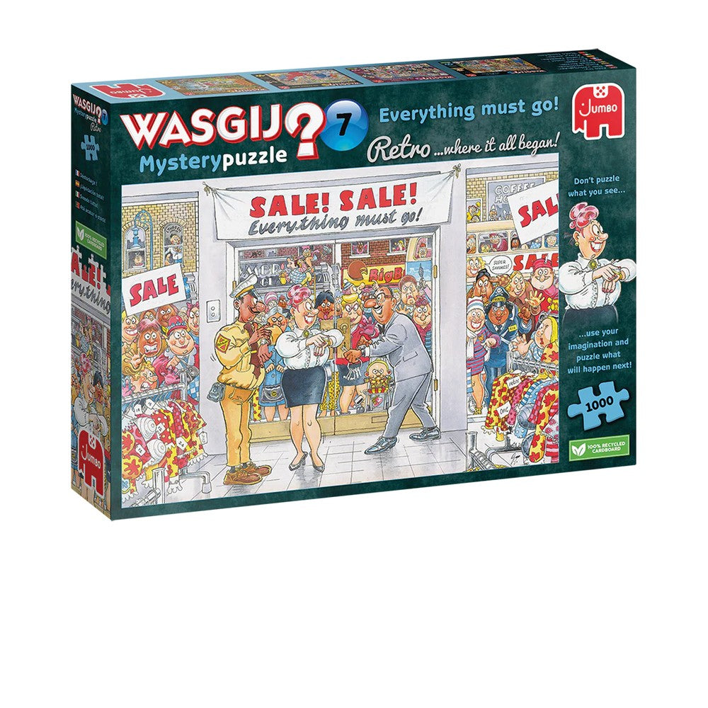 WASGIJ? Mystery #7 Retro Wasgij 1000pc JUMBO