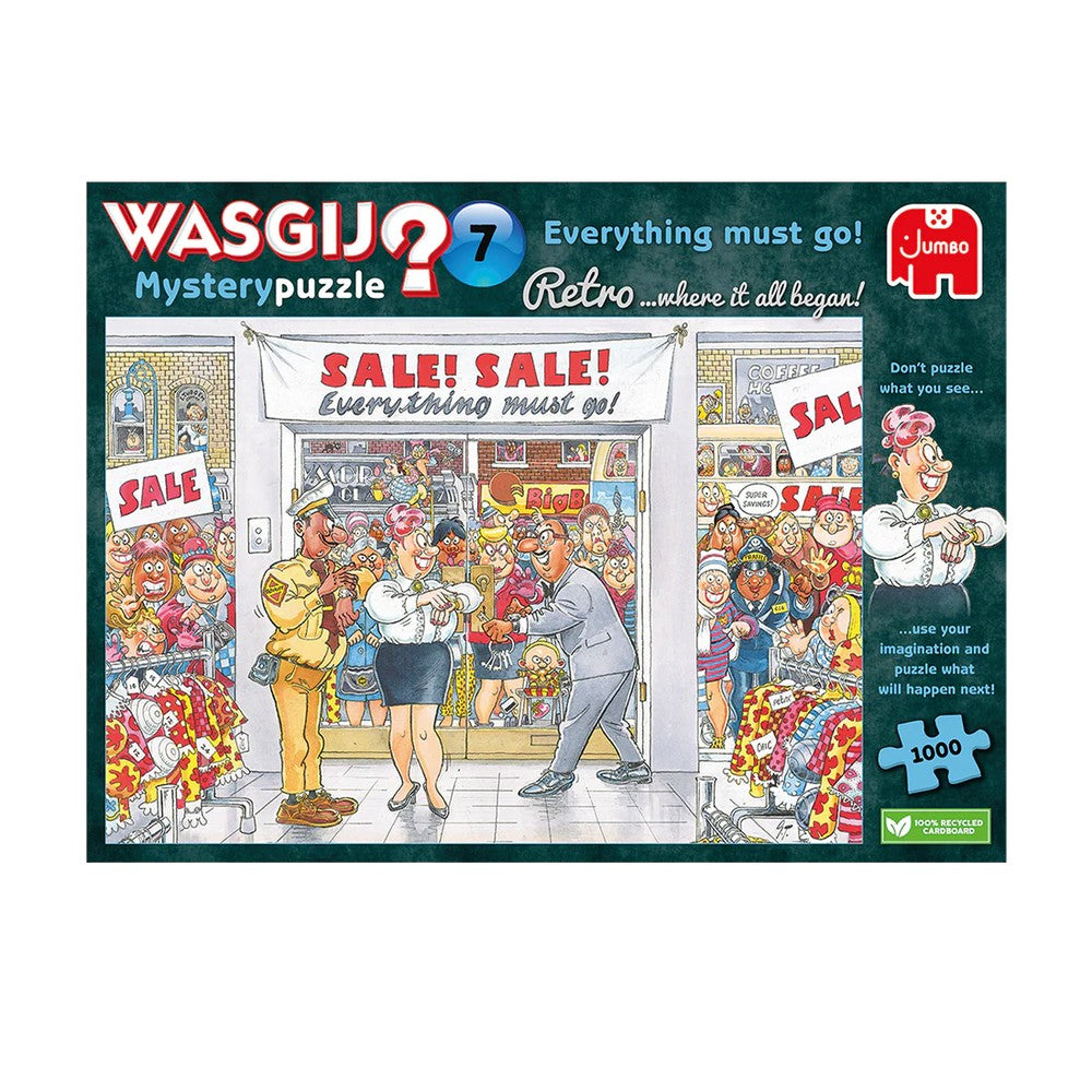 WASGIJ? Mystery #7 Retro Wasgij 1000pc JUMBO