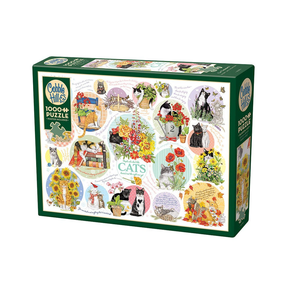 Cat Thoughts 1000pc - Cobble Hill