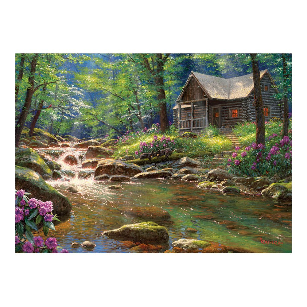 Fishing Cabin 1000pc - Cobble Hill
