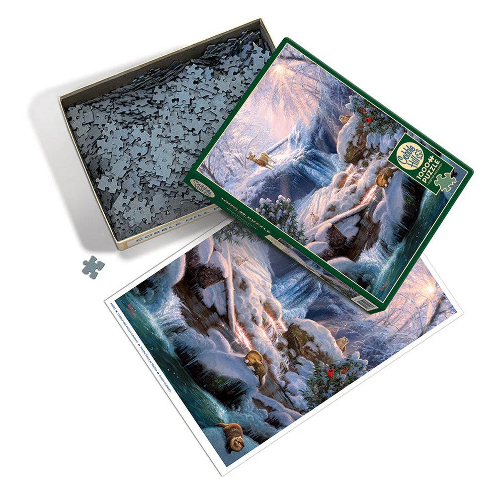 Mystic Falls in the Winter 1000pc - Cobble Hill