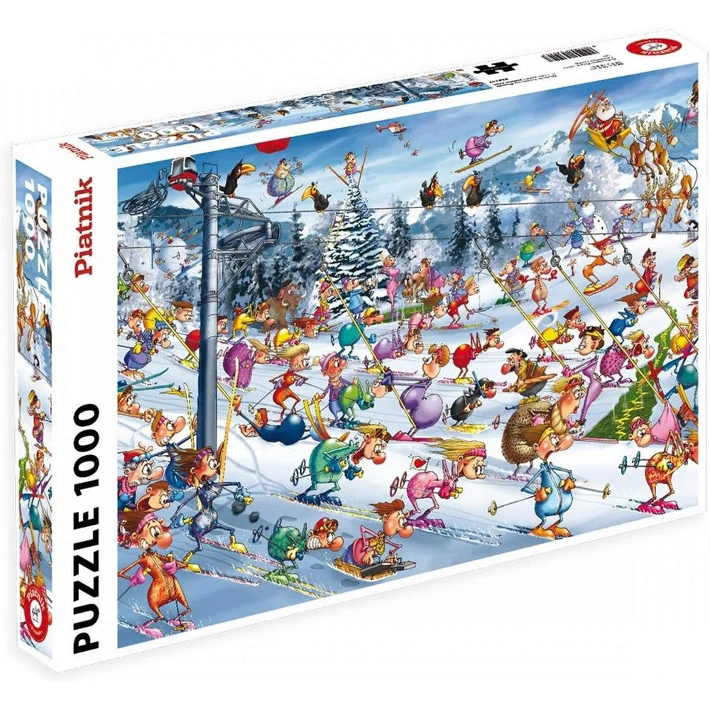 RUYER, CHRISTMAS SKIING 1000pc