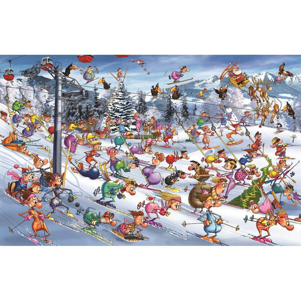 RUYER, CHRISTMAS SKIING 1000pc