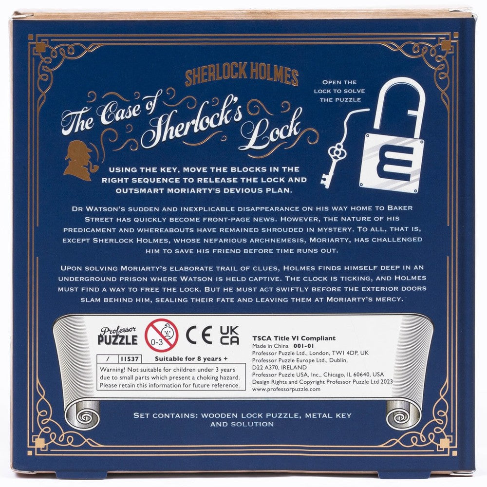 Sherlocks Lock - Sherlock Holmes Professor Puzzle