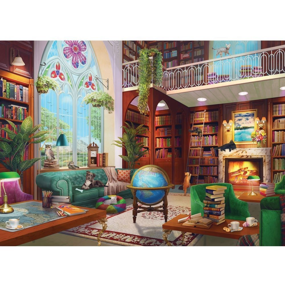 Fireplace Reading - Just 1 More Chapter - 1000pc