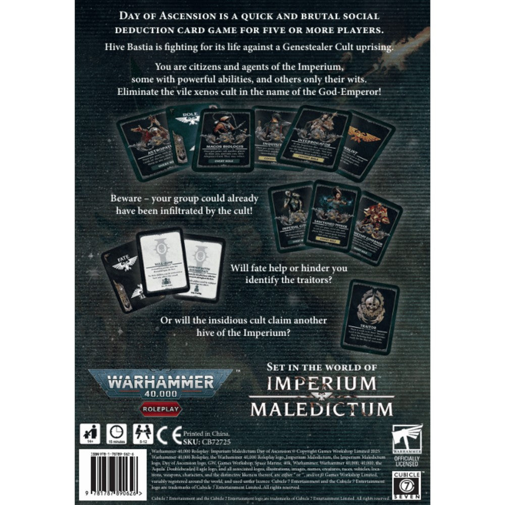Day of Ascension Card Game- Warhammer 40K